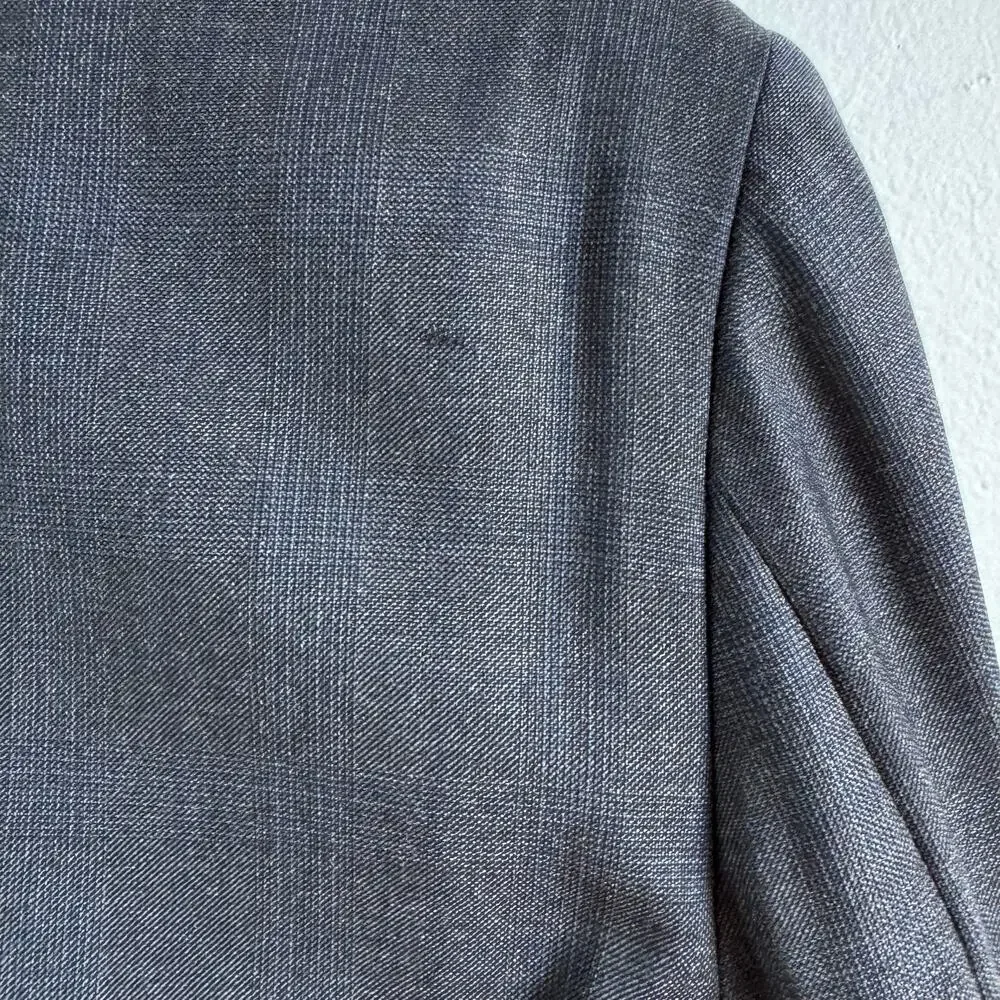 Z ZEGNA KILGORE TROUT Men's Charcoal Wool Blazer